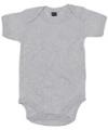 BZ10 Baby Bodysuit HeatherGrey Melange colour image